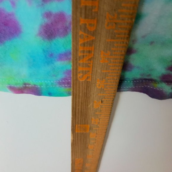 Tie Dye T Shirt ComfortSoft Adult Festival Tee Short Sleeve 100% Cotton Logo S - Picture 6 of 7